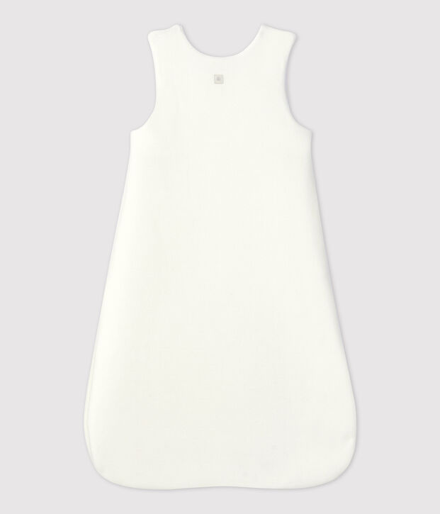 Babyschlafsack in Nicki aus Bio-Baumwolle weiss