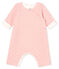 Langer Baby-Overall aus gestepptem Doppeljersey rosa CHARME/weiss MARSHMALLOW CN