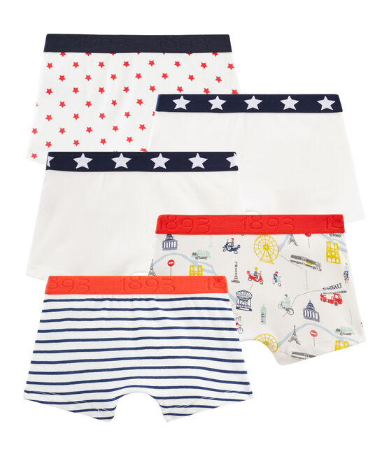 Set mit 5 Boxershorts für kleine Jungen variante 1