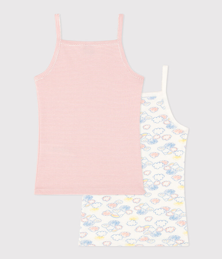 2er-Set Kinder-Tr&auml;gerhemden aus Baumwolle variante 1