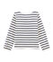 Kinder-T-Shirt Mädchen beige COQUILLE/blau SMOKING