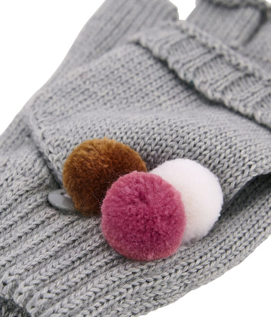 Mädchen Handschuhe grau SUBWAY CHINE