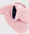Baby-Fäustlinge aus Strick mit Fleece-Futter rosa CHARME