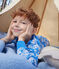 Kinderpyjama aus Baumwolle mit Printmotiv FUJI/ MARSHMALLOW