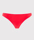 Einfarbiges bikini-höschen damen