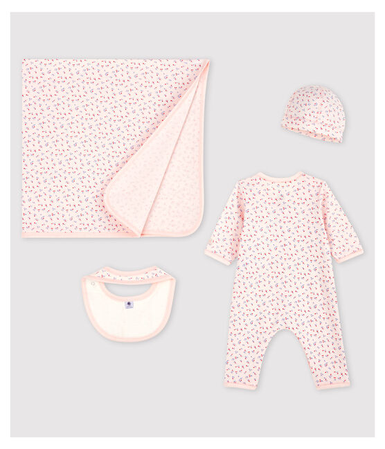 Baby-Geschenk-Set in Rosa aus Bio-Baumwolle variante 1