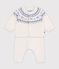 Baby-Set aus Strick mit Jacquardmuster blau/blau