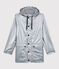 Silberfarbene Damen-Regenjacke grau ARGENT