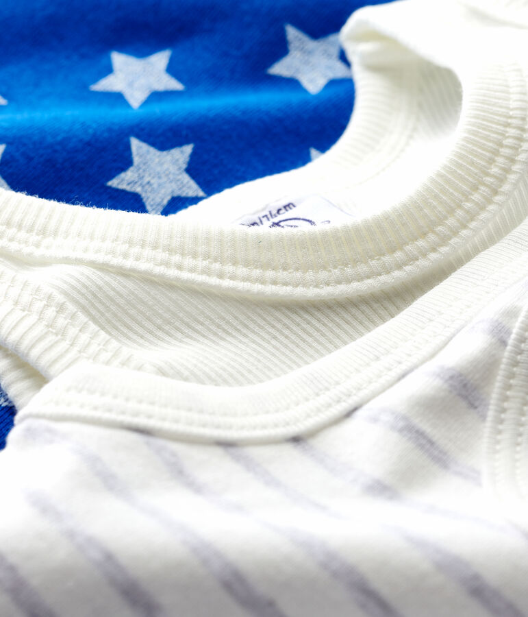 3er-Set &auml;rmellose Baby-Bodys f&uuml;r Jungen vielfarbig