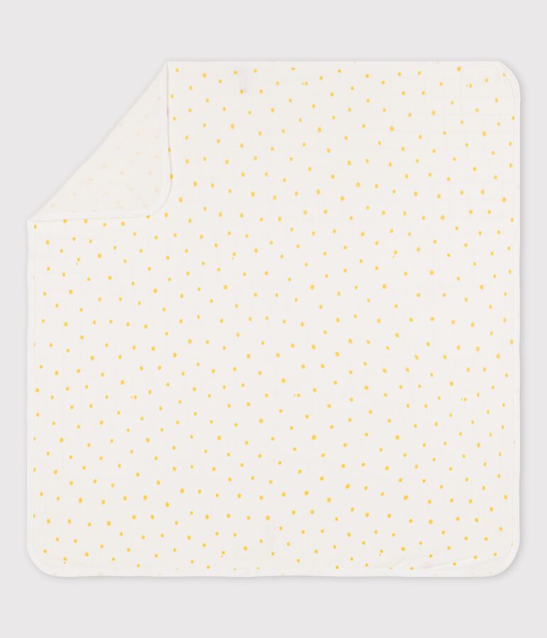 Baby-Decke f&uuml;r Neugeborene aus Bio-Baumwolle weiss MARSHMALLOW/ ORGE