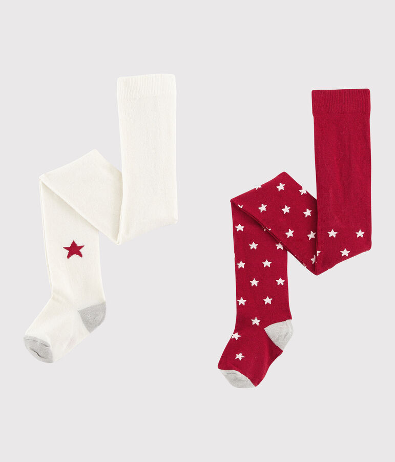 2er-Set Kinderstrumpfhosen f&uuml;r M&auml;dchen variante 1