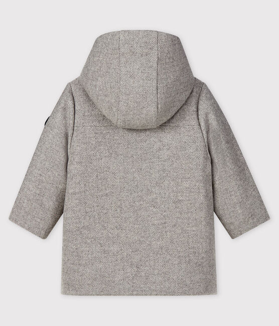 Baby-Mantel für Jungen aus Wolle grau GRIS CHINE