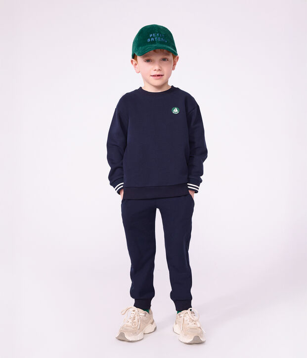 Kinder-Sweatshirt aus einfarbiger Baumwolle SMOKING