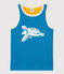 Kinder-Tanktop aus Jersey für Jungen blau MYKONOS