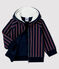 Baby-Kapuzensweatshirt für Jungen blau SMOKING/weiss MULTICO