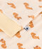 Kinder-Pyjama aus aufgerautem Frottee mit Eichhörnchen weiss AVALANCHE/ MULTICO