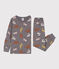 Pyjama aus Molton mit Tiermotiv BONGRIS/ MULTICO