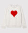Kinder-Sweatshirt aus Molton für Mädchen / Jungen grau BELUGA CHINE