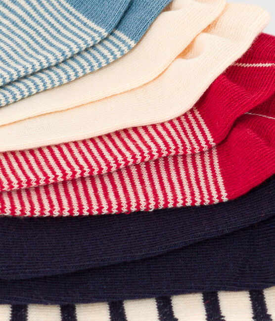 5er-Set gestreifte Kindersocken aus Baumwolljersey variante 1