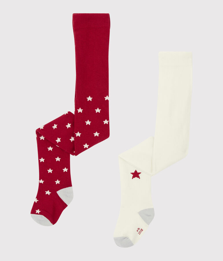 Set mit Kinderstrumpfhosen f&uuml;r M&auml;dchen vielfarbig