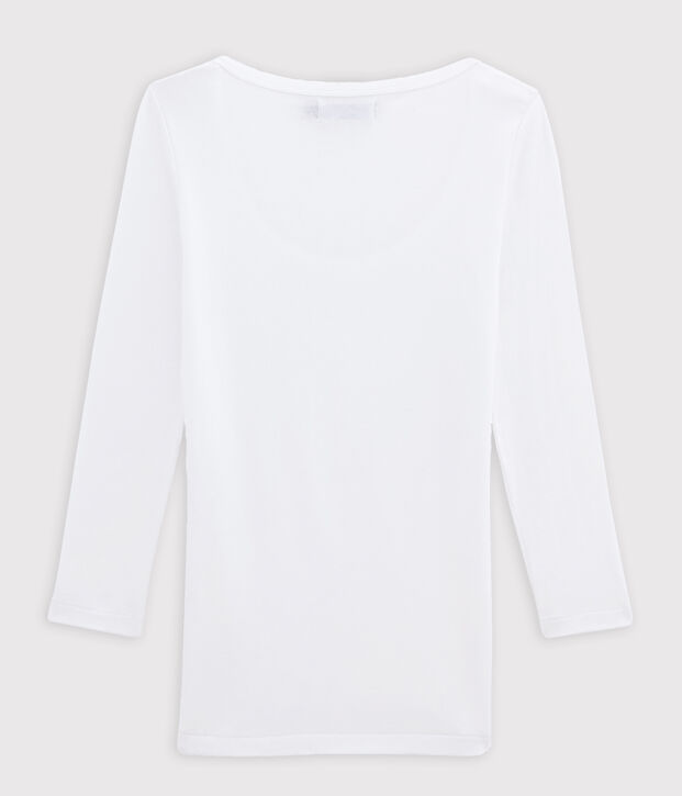 Emblematisches T-Shirt f&uuml;r Damen weiss