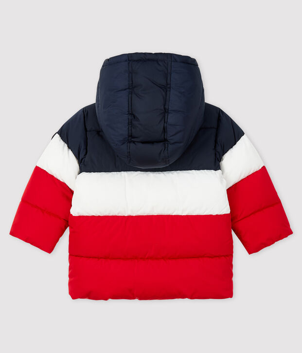 Gesteppter Baby-Anorak f&uuml;r Jungen blau/vielfarbig