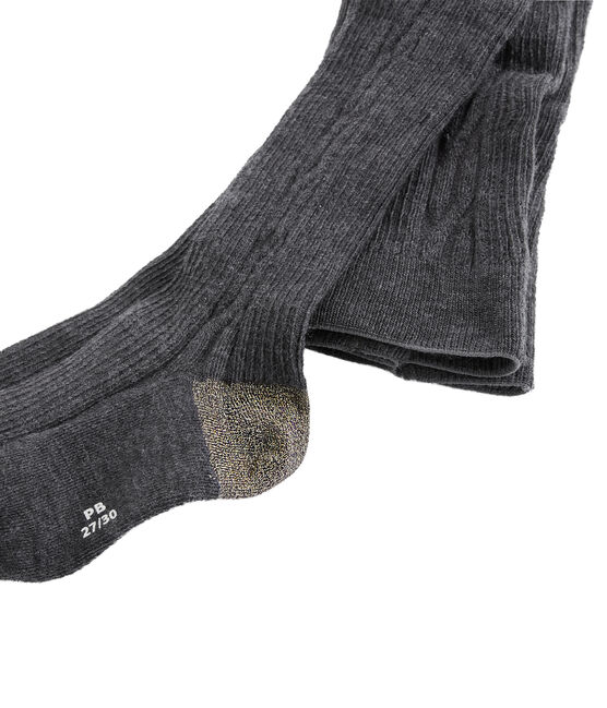 Warme Kinderstrumpfhose für Mädchen grau CITY CHINE
