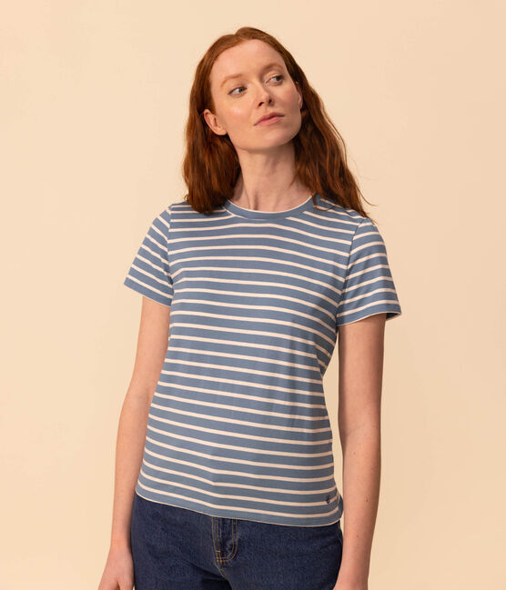 T-Shirt LE DROIT aus Baumwolle mit Rundhalsausschnitt POLOCHON/ AVALANCHE
