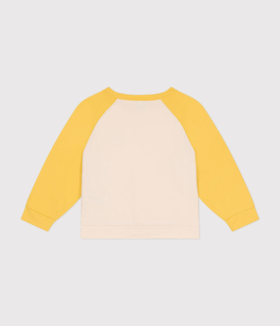 Kinder-Sweatshirt aus leichtem Molton gelb AVALANCHE/ NECTAR