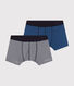 2er-Set Baumwoll-Boxershorts für Jungen
