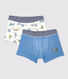 2er-Set Boxershorts aus Bio-Baumwolle mit Panthermuster für Jungen