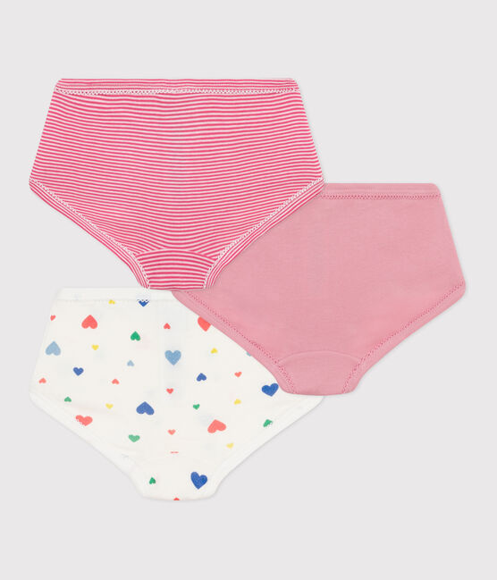 Set Kinder-Slips High Waist aus Baumwolle mit Herzmotiv variante 1