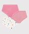 Set Kinder-Slips High Waist aus Baumwolle mit Herzmotiv variante 1