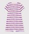 Baby-Kurzoverall aus Baumwolle von Petit Bateau weiss MARSHMALLOW/rot TERKUIT/ MULTICO
