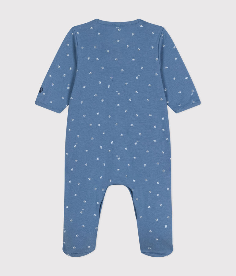 Baby-Strampler aus Baumwolle blau BEACH/ MARSHMALLOW