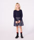 Langärmeliges Kinderkleid aus Baumwolle