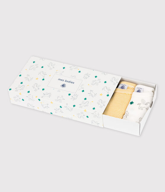 5er-Set langärmelige Baby-Bodys aus Baumwolle mit Sternenmotiv variante 1
