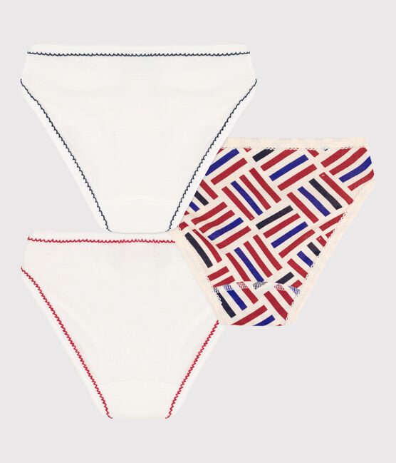 3er-Set Slips aus Baumwolle für Mädchen variante 1