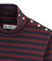 einfarbiger damen-unterziehpullover blau SMOKING/rot OGRE