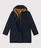 Damenparka mit Sherpafutter. blau SMOKING
