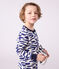 Kinder-Pyjama zum Verkleiden aus Baumwolle mit Zebra-Motiv blau MILK/ SOIR