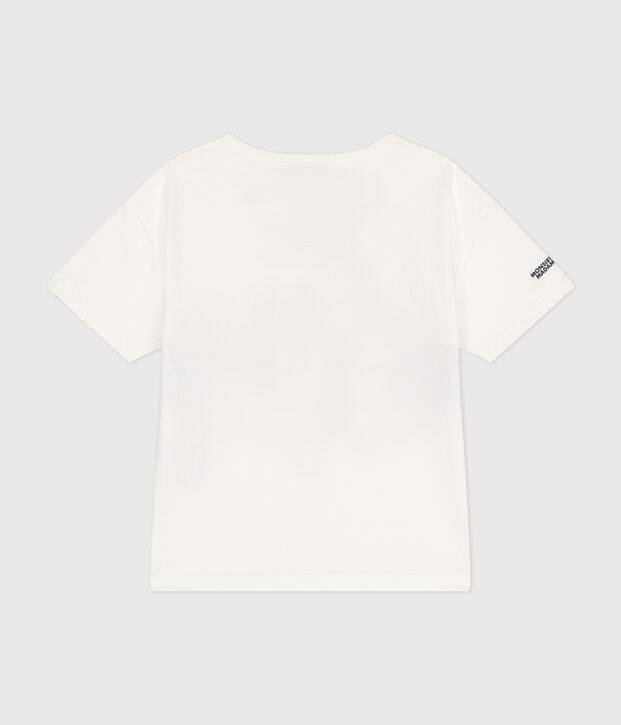 Kinder-T-Shirt Mr. Men und Little Miss  aus Baumwolle weiss
