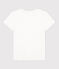 T-Shirt LE DROIT aus Baumwolle mit Rundhalsausschnitt weiss ECUME