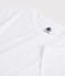 T-Shirt aus Sea-Island-Baumwolle für Damen weiss MARSHMALLOW