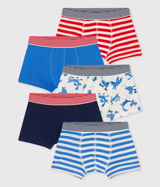 5er-Set Boxershorts aus Baumwolle für Jungen variante 1