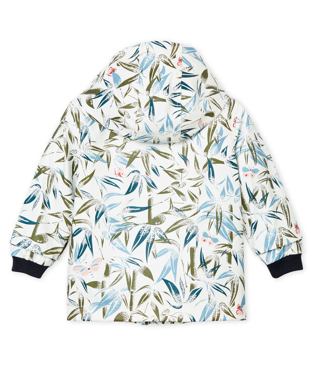 Unisex babys Regenjacke weiss/vielfarbig