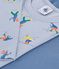 Set lang&auml;rmeliger Kinder T-Shirts aus bedruckter Baumwolle vielfarbig