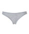 Damen-Slip aus Baumwolle grau FUMEE CHINE