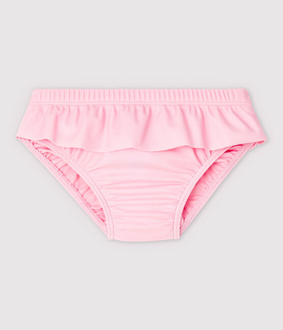 Bikinihose mit Ringelstreifenfür Baby rosa MINOIS