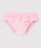 Bikinihose mit Ringelstreifenfür Baby rosa MINOIS